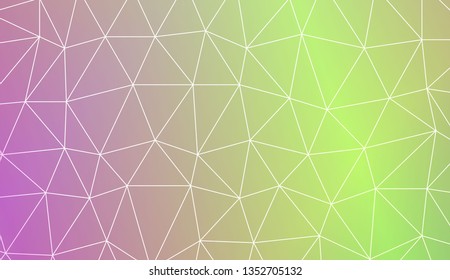 Abstract mosaic backdrop with triangles. Bright background for poster, banner, flyer. Vector illustration. Blurred Background, Smooth Gradient Texture Color