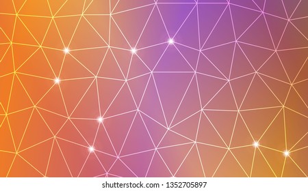 Abstract mosaic backdrop with triangles. Bright background for poster, banner, flyer. Vector illustration. Blurred Background, Smooth Gradient Texture Color