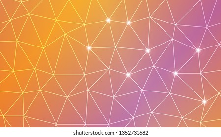Abstract mosaic backdrop with triangles. Bright background for poster, banner, flyer. Vector illustration. Blurred Background, Smooth Gradient Texture Color