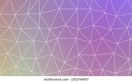 Abstract mosaic backdrop with triangles. Bright background for poster, banner, flyer. Vector illustration. Blurred Background, Smooth Gradient Texture Color
