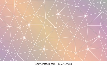 Abstract mosaic backdrop with triangles. Bright background for poster, banner, flyer. Vector illustration. Blurred Background, Smooth Gradient Texture Color