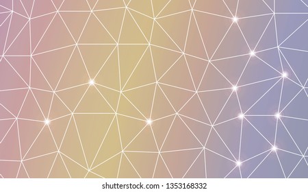 Abstract mosaic backdrop with triangles. Bright background for poster, banner, flyer. Vector illustration. Blurred Background, Smooth Gradient Texture Color