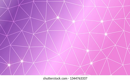 Abstract mosaic backdrop with triangles. Design for flyer, wallpaper, presentation, paper. Vector illustration. Creative gradient color