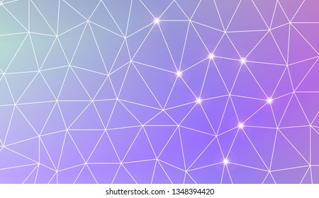 Abstract mosaic backdrop with triangles. Design for flyer, wallpaper, presentation, paper. Vector illustration. Creative gradient color