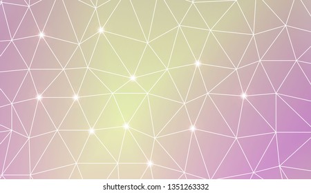 Abstract mosaic backdrop with triangles. Design for flyer, wallpaper, presentation, paper. Vector illustration. Creative gradient color