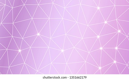 Abstract mosaic backdrop with triangles. Design for flyer, wallpaper, presentation, paper. Vector illustration. Creative gradient color