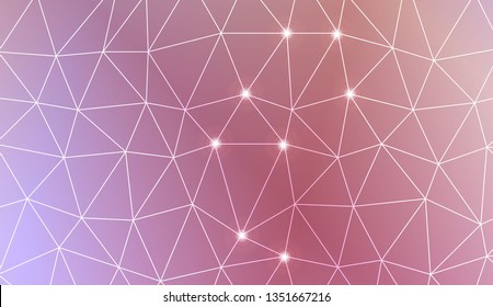 Abstract mosaic backdrop with triangles. Design for flyer, wallpaper, presentation, paper. Vector illustration. Creative gradient color