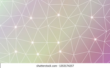 Abstract mosaic backdrop with triangles. Design for flyer, wallpaper, presentation, paper. Vector illustration. Creative gradient color