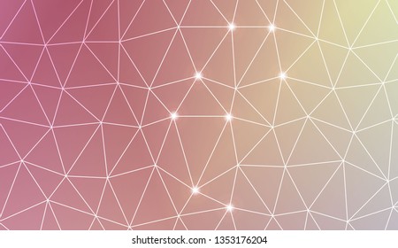 Abstract mosaic backdrop with triangles. Design for flyer, wallpaper, presentation, paper. Vector illustration. Creative gradient color