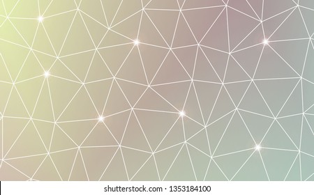 Abstract mosaic backdrop with triangles. Design for flyer, wallpaper, presentation, paper. Vector illustration. Creative gradient color
