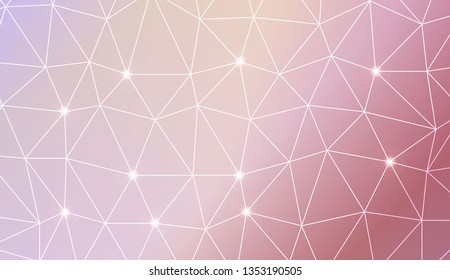 Abstract mosaic backdrop with triangles. Design for flyer, wallpaper, presentation, paper. Vector illustration. Creative gradient color