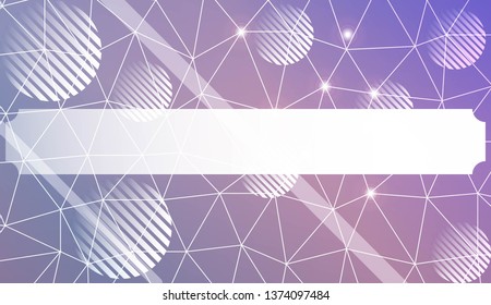 Abstract mosaic backdrop with triangles, line, circle, space for text. Bright background for poster, banner, flyer. Vector illustration. Blurred Background, Smooth Gradient Texture Color