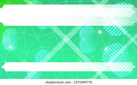 Abstract mosaic backdrop with triangles, line, circle, space for text. Bright background for poster, banner, flyer. Vector illustration. Blurred Background, Smooth Gradient Texture Color