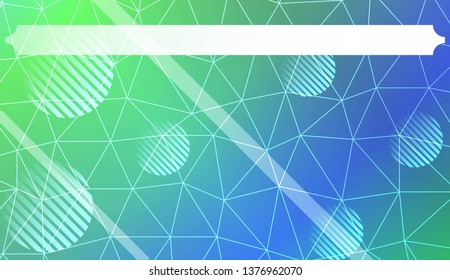 Abstract mosaic backdrop with triangles, line, circle, space for text. Bright background for poster, banner, flyer. Vector illustration. Blurred Background, Smooth Gradient Texture Color