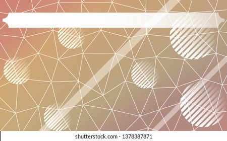 Abstract mosaic backdrop with triangles, line, circle, space for text. Bright background for poster, banner, flyer. Vector illustration. Blurred Background, Smooth Gradient Texture Color