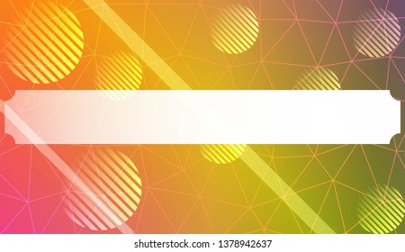 Abstract mosaic backdrop with triangles, line, circle, space for text. Bright background for poster, banner, flyer. Vector illustration. Blurred Background, Smooth Gradient Texture Color