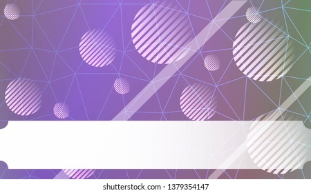 Abstract mosaic backdrop with triangles, line, circle, space for text. Bright background for poster, banner, flyer. Vector illustration. Blurred Background, Smooth Gradient Texture Color
