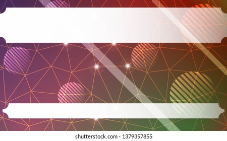 Abstract mosaic backdrop with triangles, line, circle, space for text. Bright background for poster, banner, flyer. Vector illustration. Blurred Background, Smooth Gradient Texture Color