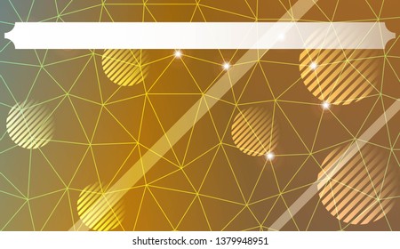 Abstract mosaic backdrop with triangles, line, circle, space for text. Bright background for poster, banner, flyer. Vector illustration. Blurred Background, Smooth Gradient Texture Color