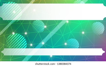 Abstract mosaic backdrop with triangles, line, circle, space for text. Bright background for poster, banner, flyer. Vector illustration. Blurred Background, Smooth Gradient Texture Color