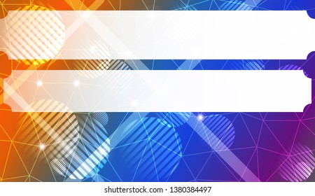 Abstract mosaic backdrop with triangles, line, circle, space for text. Bright background for poster, banner, flyer. Vector illustration. Blurred Background, Smooth Gradient Texture Color