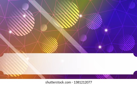 Abstract mosaic backdrop with triangles, line, circle, space for text. Bright background for poster, banner, flyer. Vector illustration. Blurred Background, Smooth Gradient Texture Color