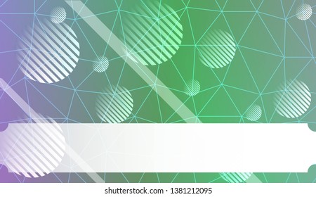 Abstract mosaic backdrop with triangles, line, circle, space for text. Bright background for poster, banner, flyer. Vector illustration. Blurred Background, Smooth Gradient Texture Color