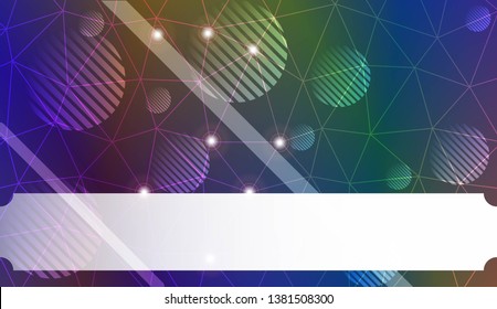 Abstract mosaic backdrop with triangles, line, circle, space for text. Bright background for poster, banner, flyer. Vector illustration. Blurred Background, Smooth Gradient Texture Color