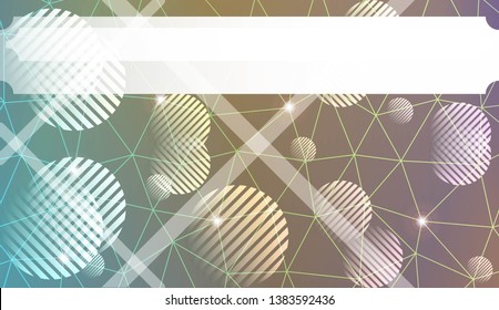 Abstract mosaic backdrop with triangles, line, circle, space for text. Bright background for poster, banner, flyer. Vector illustration. Blurred Background, Smooth Gradient Texture Color