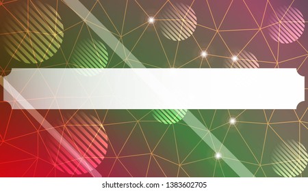 Abstract mosaic backdrop with triangles, line, circle, space for text. Bright background for poster, banner, flyer. Vector illustration. Blurred Background, Smooth Gradient Texture Color