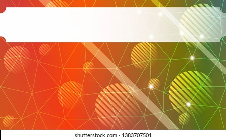 Abstract mosaic backdrop with triangles, line, circle, space for text. Bright background for poster, banner, flyer. Vector illustration. Blurred Background, Smooth Gradient Texture Color