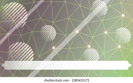 Abstract mosaic backdrop with triangles, line, circle, space for text. Bright background for poster, banner, flyer. Vector illustration. Blurred Background, Smooth Gradient Texture Color