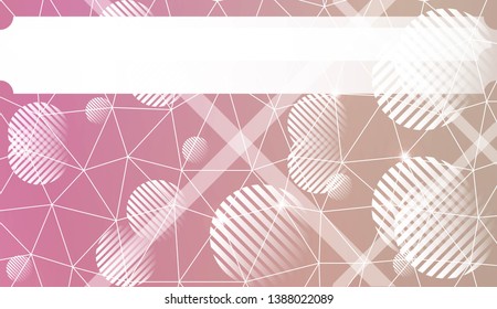 Abstract mosaic backdrop with triangles, line, circle, space for text. Bright background for poster, banner, flyer. Vector illustration. Blurred Background, Smooth Gradient Texture Color