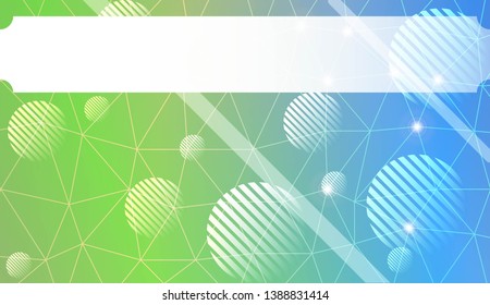Abstract mosaic backdrop with triangles, line, circle, space for text. Bright background for poster, banner, flyer. Vector illustration. Blurred Background, Smooth Gradient Texture Color