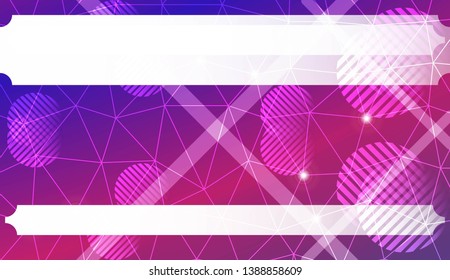 Abstract mosaic backdrop with triangles, line, circle, space for text. Bright background for poster, banner, flyer. Vector illustration. Blurred Background, Smooth Gradient Texture Color