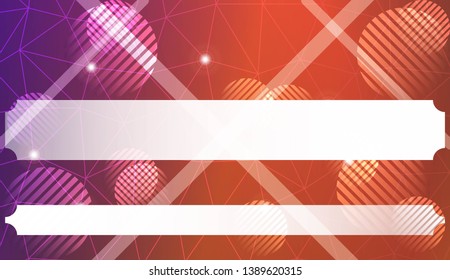Abstract mosaic backdrop with triangles, line, circle, space for text. Bright background for poster, banner, flyer. Vector illustration. Blurred Background, Smooth Gradient Texture Color