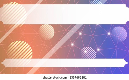 Abstract mosaic backdrop with triangles, line, circle, space for text. Bright background for poster, banner, flyer. Vector illustration. Blurred Background, Smooth Gradient Texture Color