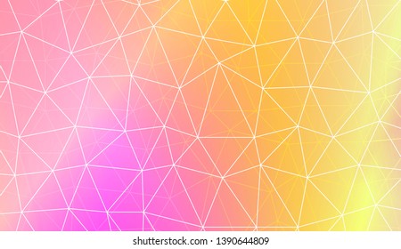 Abstract mosaic backdrop with triangles, line. Design for flyer, wallpaper, presentation, paper. Vector illustration. Creative gradient color