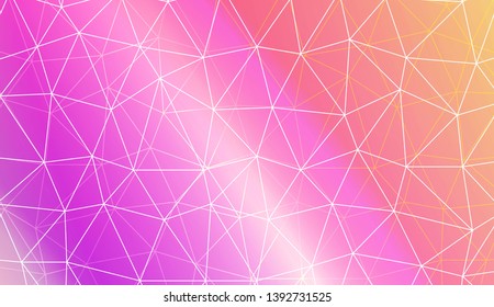 Abstract mosaic backdrop with triangles, line. Design for flyer, wallpaper, presentation, paper. Vector illustration. Creative gradient color