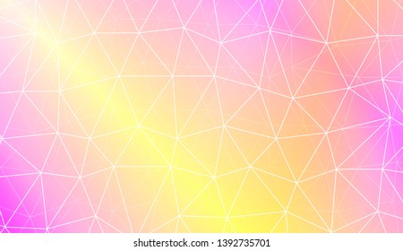 Abstract mosaic backdrop with triangles, line. Design for flyer, wallpaper, presentation, paper. Vector illustration. Creative gradient color