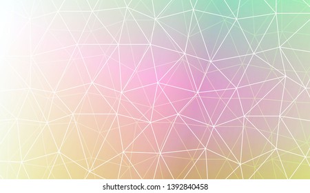 Abstract mosaic backdrop with triangles, line. Design for flyer, wallpaper, presentation, paper. Vector illustration. Creative gradient color