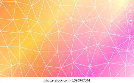 Abstract mosaic backdrop with triangles, line. Design for flyer, wallpaper, presentation, paper. Vector illustration. Creative gradient color