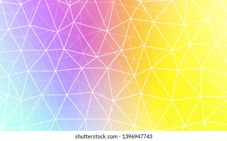 Abstract mosaic backdrop with triangles, line. Design for flyer, wallpaper, presentation, paper. Vector illustration. Creative gradient color