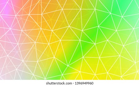 Abstract mosaic backdrop with triangles, line. Design for flyer, wallpaper, presentation, paper. Vector illustration. Creative gradient color