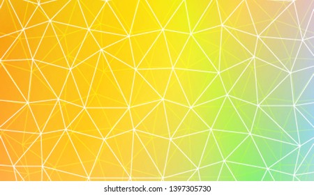 Abstract mosaic backdrop with triangles, line. Design for flyer, wallpaper, presentation, paper. Vector illustration. Creative gradient color