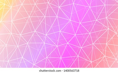 Abstract mosaic backdrop with triangles, line. Design for flyer, wallpaper, presentation, paper. Vector illustration. Creative gradient color