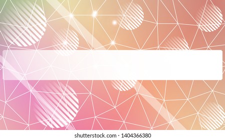 Abstract mosaic backdrop with triangles, line, circle, space for text. Vector illustration. Blurred Background, Smooth Gradient Texture Color