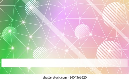 Abstract mosaic backdrop with triangles, line, circle, space for text. Vector illustration. Blurred Background, Smooth Gradient Texture Color