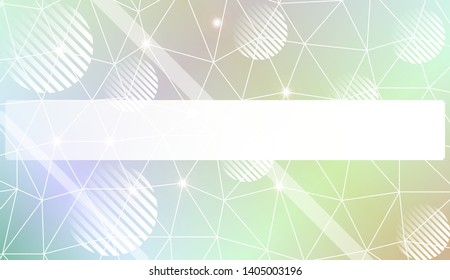 Abstract mosaic backdrop with triangles, line, circle, space for text. Vector illustration. Blurred Background, Smooth Gradient Texture Color