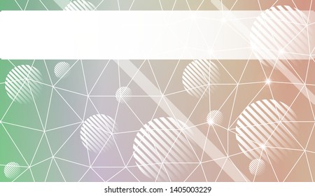 Abstract mosaic backdrop with triangles, line, circle, space for text. Vector illustration. Blurred Background, Smooth Gradient Texture Color